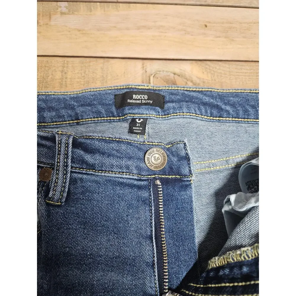 True Religion Rocco Relaxed Skinny 31X30